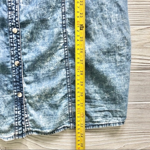Guess Denim/Cotton Mini Dress - Picture 9 of 10